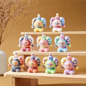 Flocking clown [9 styles/set] / Must order in multiples of the full set quantity. orders not meeting this requirement will be shipped randomly by the system