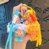 Wholesale Acrylic Keychain Cartoon Oil Filled Star Man Design, Trendy Gift for Bag or Car