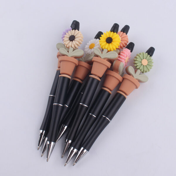 oly-522b6f3ecd7198970a95e9337d0f857c Wholesale Cartoon Sunflower DIY Beaded Pen Fashion Accessory Craft Supply