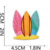 oly-523da2b624493edef68eaf0da68088d4 Wholesale Beach Ice Cream Embroidery Patch Polyester Thread Iron-on Applique Fashion Accessory for Clothing