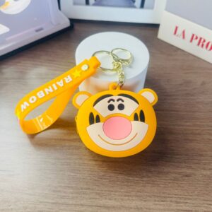 Coin purse - tigger - (leather cord)