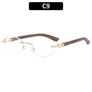C9-Gold-framed white film