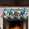 oly-526c6ca054730b26ee6be2bf7c090873 Wholesale Christmas Socks Set Four Piece Snowman Deer Design Decorative Candy Socks for Home Decor Party