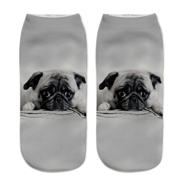oly-527a2654a5aae3efad4170adad100c14 Wholesale Trendy 3D Printed Animal Dog Boat Socks Kids Unisex Breathable Cotton Blend Casual Socks Gift