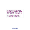 Wholesale 8pcs Cute Cartoon Floral Heart Print 3oz Cup Stickers Wrap OLY Exclusive