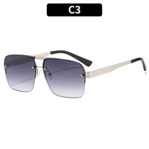 C3-silver frame double gray piece
