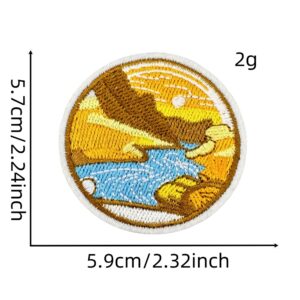 Landscape cloth sticker 7#