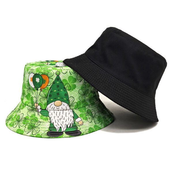 Wholesale Trendy Fisherman Hat with Irish Clover Print for St. Patrick's Day Fashion Accessory