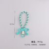 oly-52dde62a88349df838a654c5a28159f5 Wholesale Chic Silicone Phone Strap Yellow Bow Keychain Bag Charm Gift Accessory