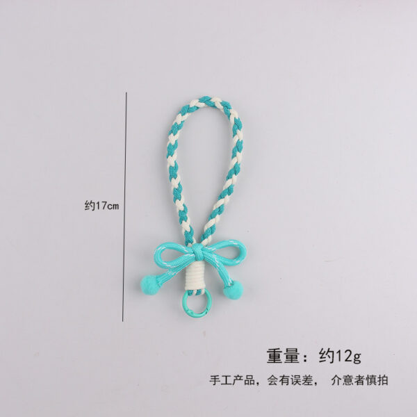 oly-52dde62a88349df838a654c5a28159f5 Wholesale Chic Silicone Phone Strap Yellow Bow Keychain Bag Charm Gift Accessory