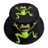 oly-52de5d8d98d7cbe5a80d9b459ac142f1 Wholesale Trendy Frog Pattern Bucket Hat Sun Protection Unisex Outdoor Cap for Resale