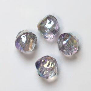 18-transparent gray / The size is about 12mm, the hole diameter is about 1.8mm (sold by piece)