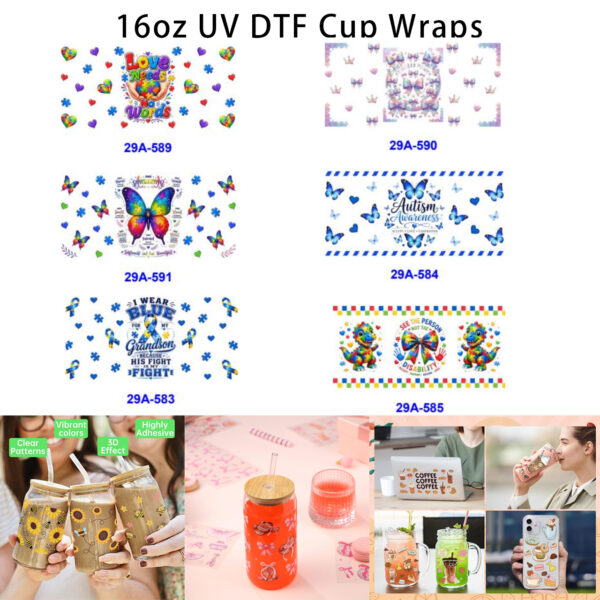 oly-52e6052cc2ef783f7daa2f15d3367ee0 Wholesale Wholesale16oz Butterfly Cup UV DTF Wraps