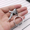 Wholesale Alloy Gothic Cross Keychain Stylish Car Key Accessory Decorative Pendant