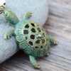 oly-52f9125edffaecc353edd8dfda213afe Wholesale Shiny Dark Turtle Design Alloy Bronze Keychain Fashion Accessory Gift