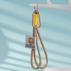 Light brown color-hanging buckle style