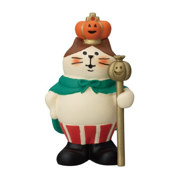 Wholesale Synthetic Resin Cat Figurine Pumpkin Pot Halloween Decorative Accent for Home