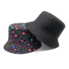 oly-5309bbd6412f08ae606a28991cc71062 Wholesale Colorful Five Point Star Fisherman Hat Chic Sunscreen Bucket Hat for Couples Outdoor Hiking