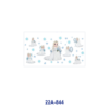 oly-531698e06a1539bd345a4606ca95ad5b Wholesale 5pcs Fresh Soft Cartoon Bride Wedding Dress Daisy Horse Frog Snowflake Bear Cake Floral Mixed Decor Prints 16oz Cup UV DTF Wraps
