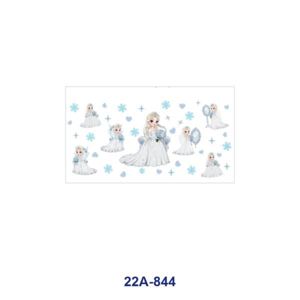 oly-531698e06a1539bd345a4606ca95ad5b Wholesale 5pcs Fresh Soft Cartoon Bride Wedding Dress Daisy Horse Frog Snowflake Bear Cake Floral Mixed Decor Prints 16oz Cup UV DTF Wraps