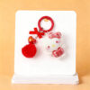Wholesale PVC Flocked 3D Cartoon Phone Chain Pendant DIY Bag Keychain for Everyday Use OLY Exclusive