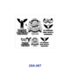 Wholesale 8pcs Gothic Vintage Mini Cup Keychain Sticker