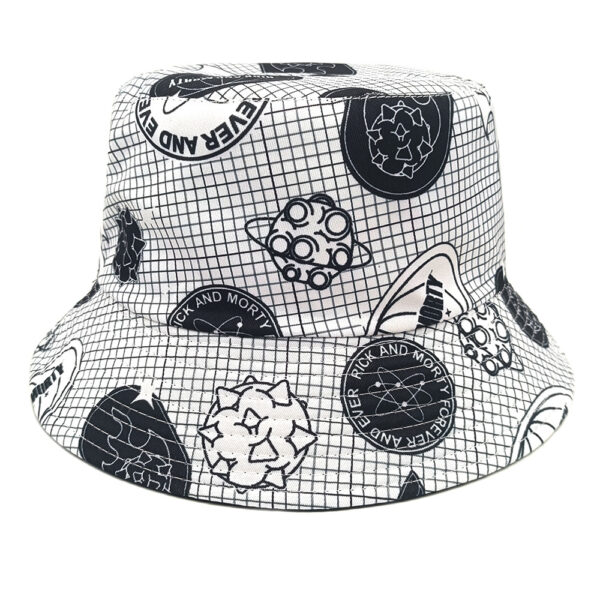 Wholesale Trendy Small Grid Bucket Hat Sun Protection Casquette Unisex Casual Cap