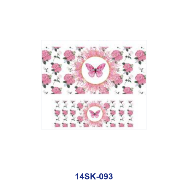 oly-532c7237e00ba2d459a48777734019a1 Wholesale 2/4/8pcs Butterfly Floral Mini Cup Keychain Sticker