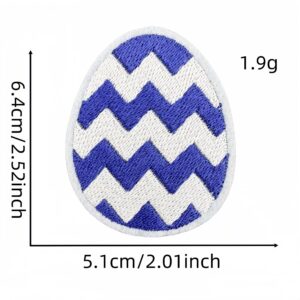 Easter egg cloth stickers 4#