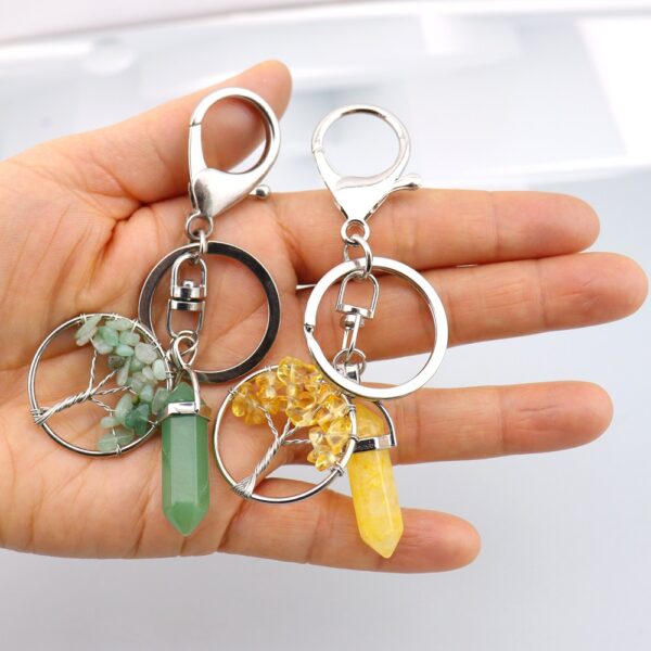 oly-534291f6490d37800a483a7e6da07cf7 Wholesale Tree of Life Crystal Keychain Fashion Accessory Gift for Car Keys