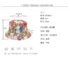 Wholesale Fashion Smile and Sunflower Pattern Fisherman Hat for Summer Outdoor Sun Protection