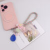 oly-53712d0258200c162cdbc0e67c5c9fc9 Wholesale Cute Mushroom Forest Silicone Phone Wrist Strap Keychain Trendy Party Gift Accessory