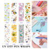 oly-5387950ef59ab57691004abfdf3ecb4b Wholesale 2/8/16pcs Rainbow Sunflower Cartoon Duck Series UV DTF Pen and Bookmark Stickers