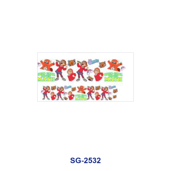 Wholesale 8pcs Mixed Fashion Accessories Cartoon Character Print 3oz Cup Stickers Wrap OLY Exclusive