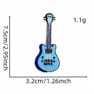 Blue series cloth stickers 15#