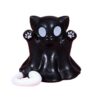 Wholesale 3D Printed Ghost Cat Figurine Creative Middle Finger Design Halloween Home Decor Gift