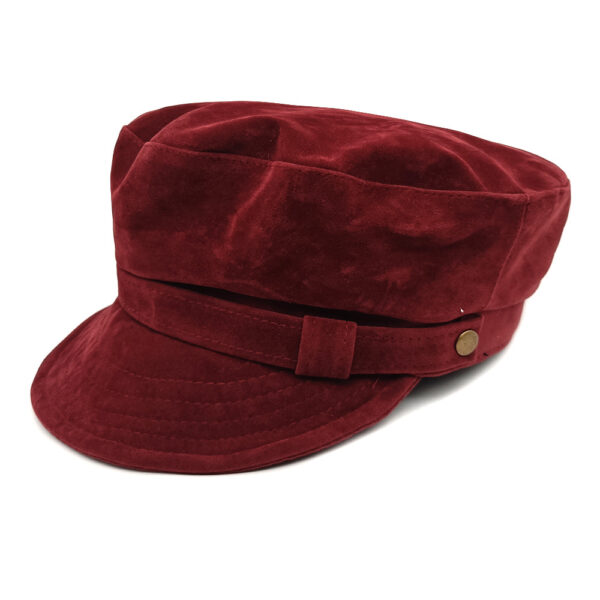 Wholesale Retro British Style Suede Newsboy Cap Stylish Sun Protection Hat for Women