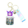 Wholesale Glowing Bubble Bead Liquid Sand Keychain Trendy Car Ornament Decorative Accessory Gift OLY Exclusive