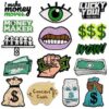 oly-5431a6bbb81a8a99d7c8e88e1b9bb4cf Wholesale Embroidered Cartoon Dollar Bill Patch Decorative Applique for Clothing DIY Gift Accessories