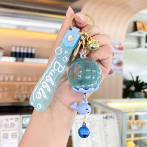 Oil inlet wind chime flower-Blue / Single OPP bag packaging