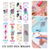 oly-545aeeaba190d41c9776f0ee21671178 Wholesale 2/8/16pcs Colorful Rainbow Hair Elf Butterfly Floral Series UV DTF Pen and Bookmark Stickers OLY Exclusive