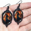 Wholesale Vintage Skull Glass Pendant Necklace Fashion Accessory for Resale