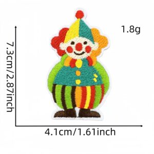 Clown cloth stickers 1#