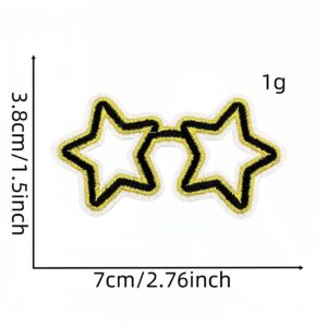 Five-pointed star cloth patch 15#
