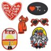 oly-5497da028f9d2e65e135a3df8d07f593 Wholesale Chic Cartoon Embroidery Patches Polyester Thread Clothes Craft Supply