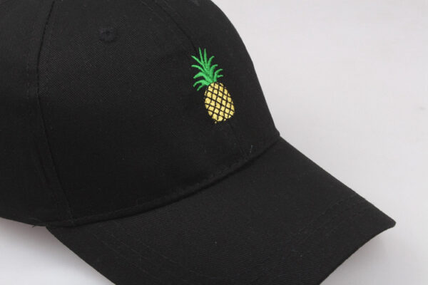 oly-54a94d20f3162daf2994d0a624f93584 Wholesale Embroidered Baseball Cap with Pineapple Design, Casual Summer Hat for Adults