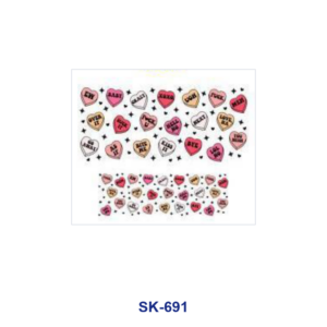 SK-691 / 8pcs / 9cm
