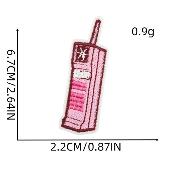 oly-54b76ad328844c0c4c3a9d6530ee0fa6 Wholesale Pink Embroidered Cloth Patches with Butterfly and Crown Design, Polyester Thread, for Bag Decoration Craft Supply