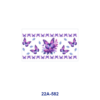 oly-54c2481cc903b5819d9f5ede65c5a8d7 Wholesale 5pcs Dreamy Watercolor Butterfly Border Rose Sunflower Violet Daisy Mixed Bloom Decor Prints 16oz Cup UV DTF Wraps