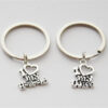 Wholesale Alloy Keychain Pendant I Love My Husband Wife Design European Style Gift for Couples